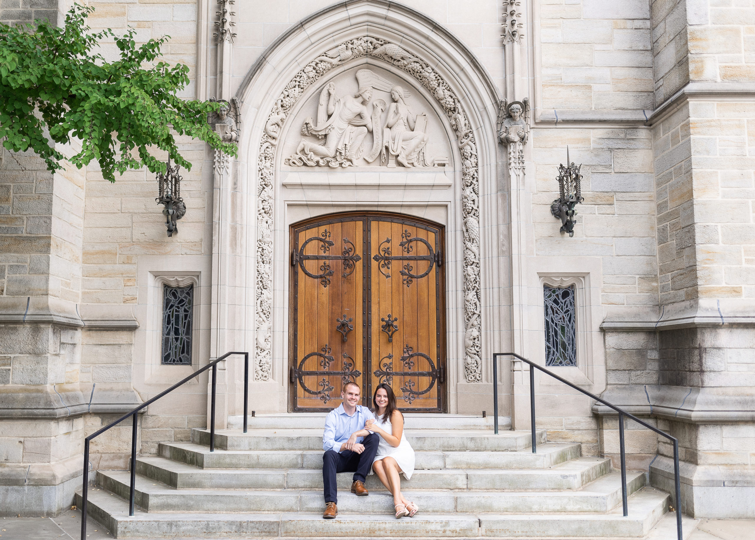 Princeton University engagement session