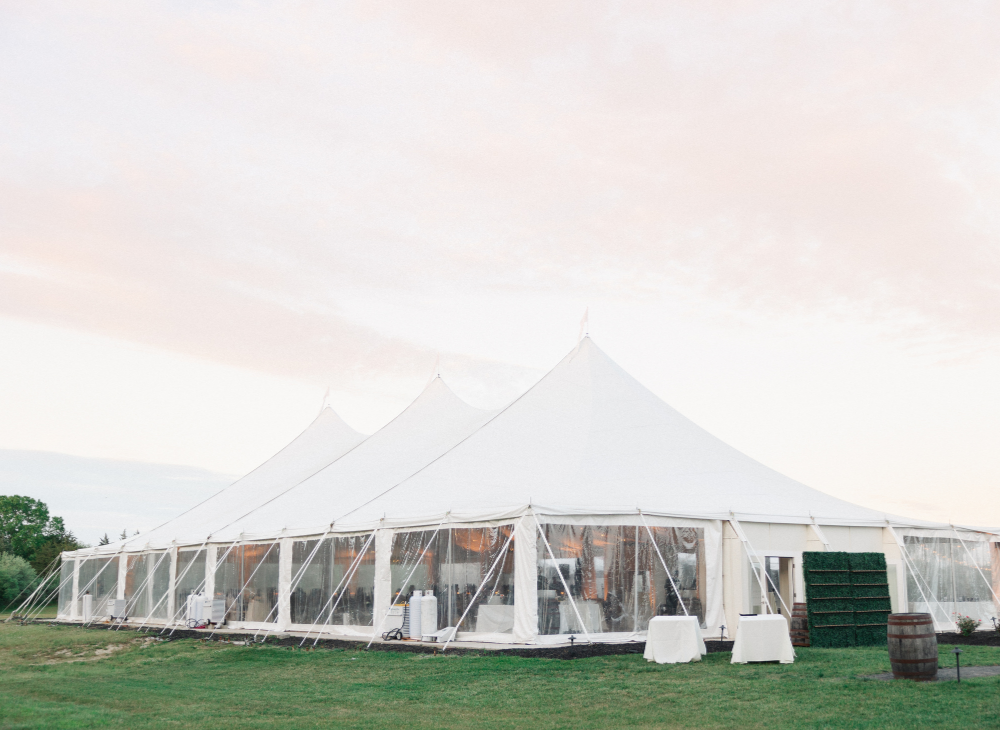 the pavilion tent at renault winery