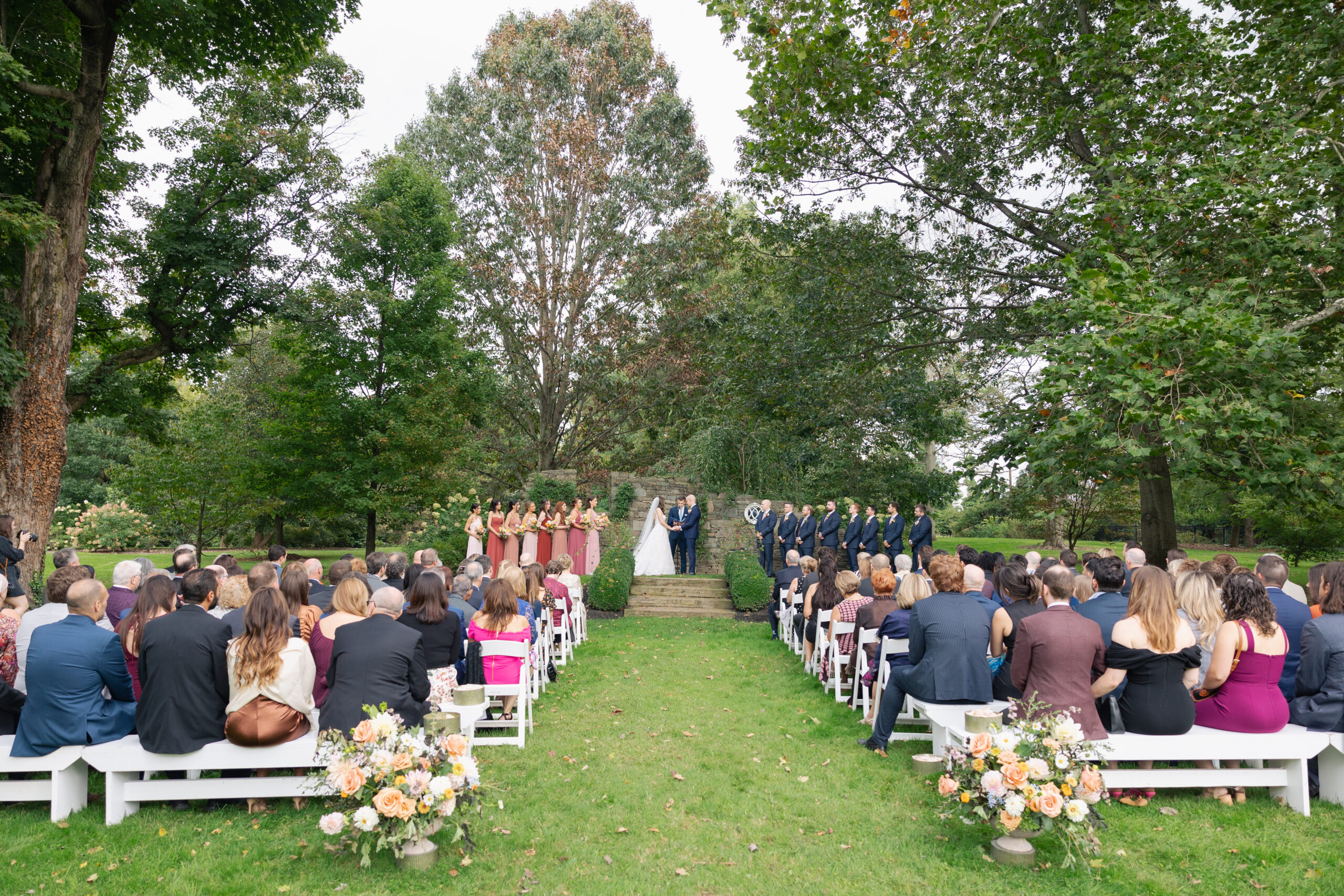 the inn at fernbrook farms outdoor ceremony space