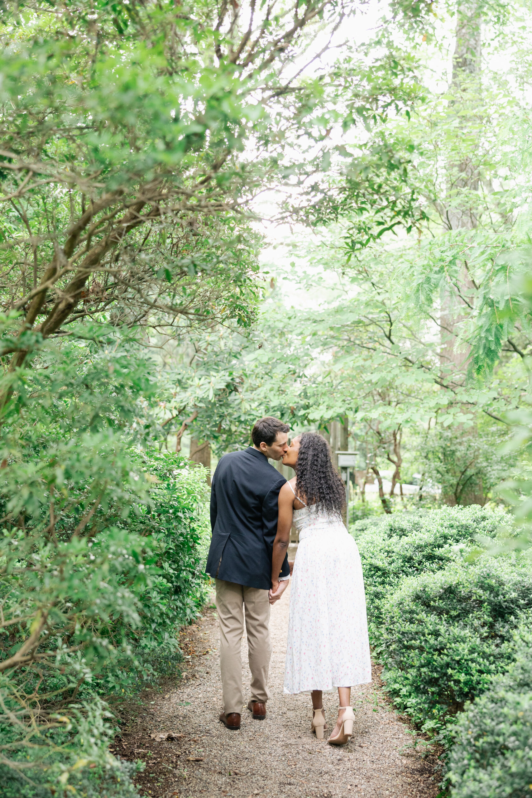 Pathway at cross estate gardens, engagement photographs